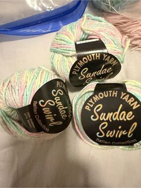 Plymouth Sundae Swirl Kids Yarn - Pastel Multicolor